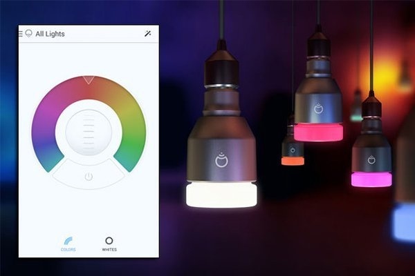 The LIFX is a WiFi enabled smart bulb that can change to 16 million colours with the touch of your smartphone! #bulb #design #smart #product #industrial