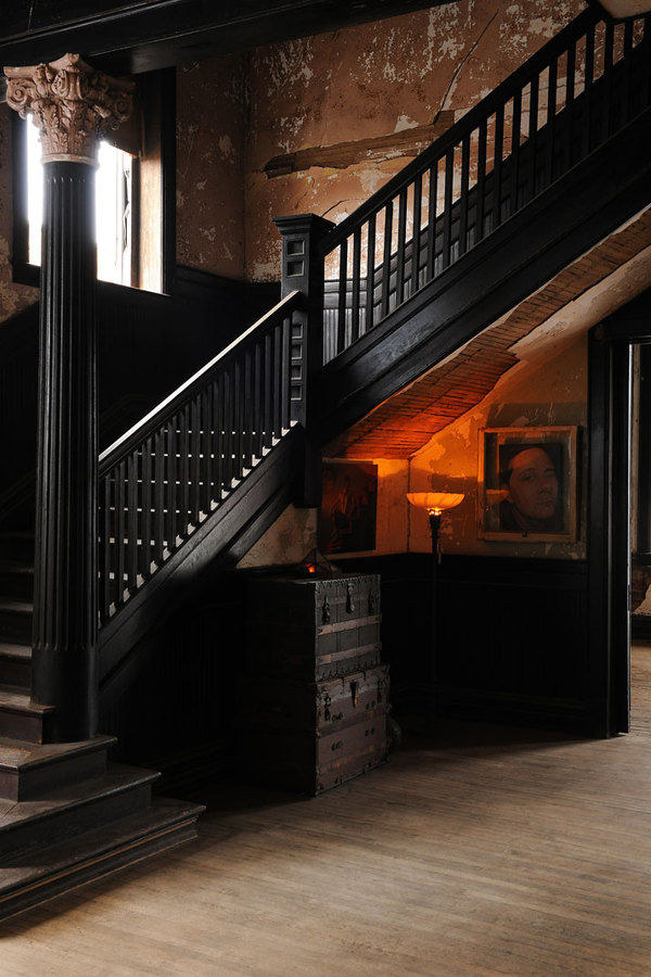 CJWHO ™ #staircase #architecture #black