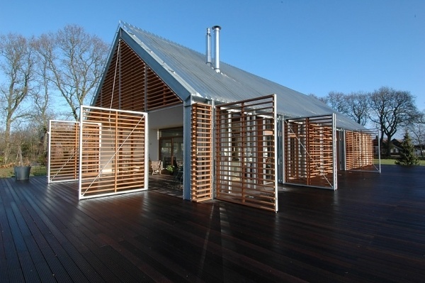 kwint architecten: a barn in the countryside #a #barn #netherlands #kwint #in #architecte #the #by #eelde #countryside
