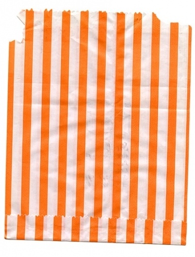 coqueterías #bag #stripes #orange