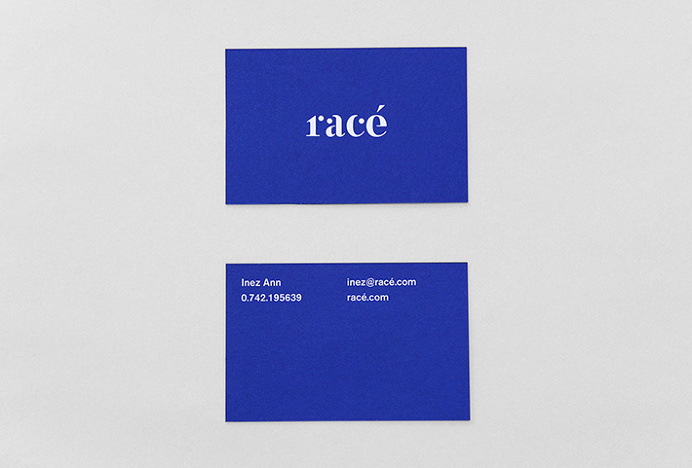 Racé by Studio Weidemüller #logo #business card #graphic design #print #stationary