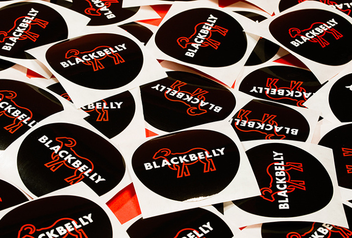 Blackbelly by Berger & Föhr #branding #sticker