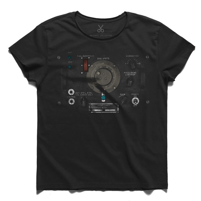 #orvach #gray #tee #tshirt #montaigne #control #botton #button #dial #mechanic