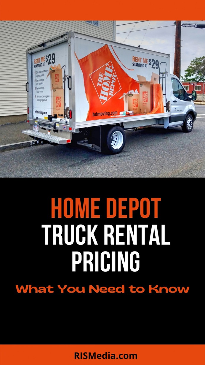 What to Know About Home Depot Truck Rental Pricing Infographic
