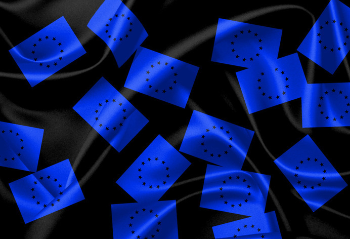 Europe vs America #flag #blue #europa #pattern