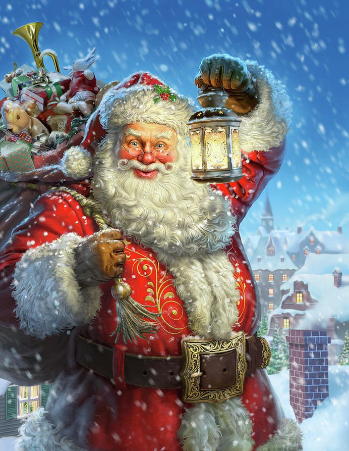 christmas paint by number & step by step easy christmas paintings #painting