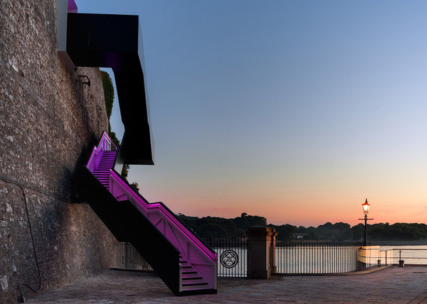 CJWHO ™ (Dazzling Cantilevered Staircase at Royal William...) #design #landscape #colors #architecture #stairs