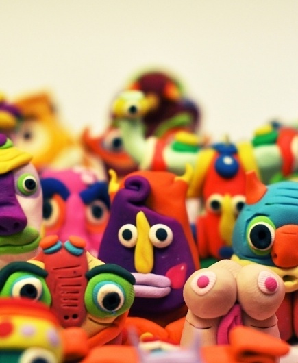 Get On the Cactus #bright #sculpture #designer #design #color #toy