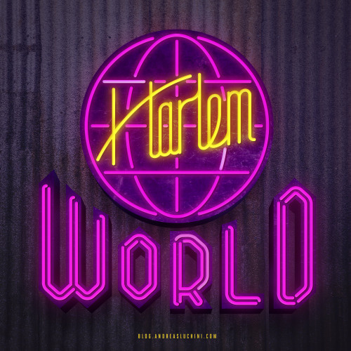 Harlem World #harlem #harlemworld #neon #sign #neonsign #retro #oldschool