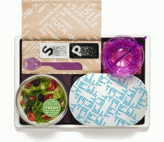 Virgin Atlantic Meal Service | Bibliothèque Design #packaging #virgin #food #typography