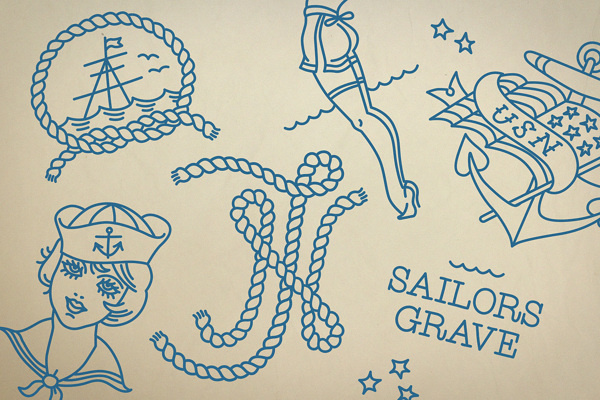 Navy Jerry's on Behance #illustration #flash #monoline