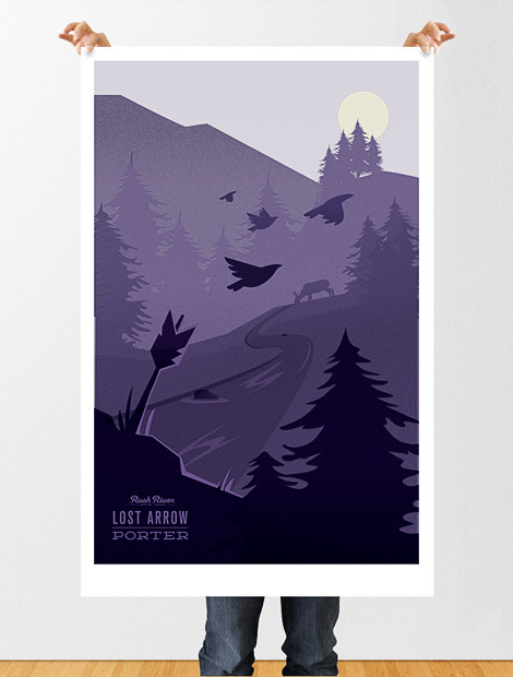 Rush River Lost Arrow Poster #beer #poster