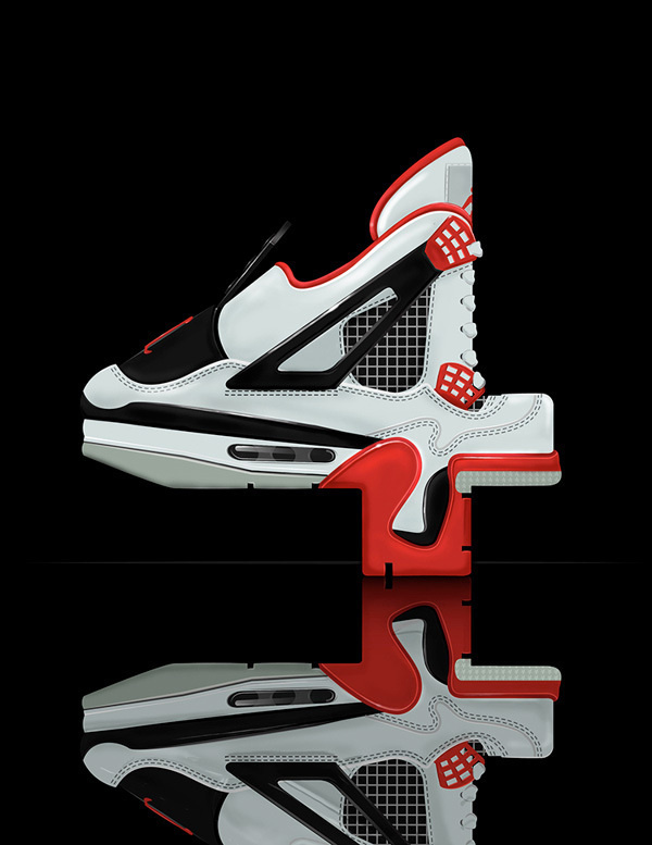 It really is all about the shoes, even in typography #air #shoes #jordan #typography