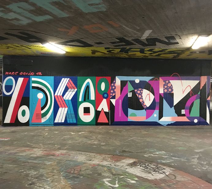 Marc David Spengler auf Instagram: „Quick wall with @pomes_1 🌈✨“
