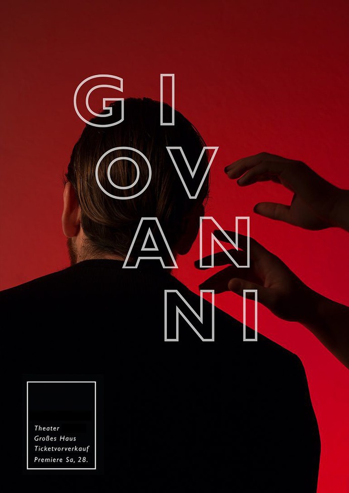 Poster design for the Don Giovanni Opera