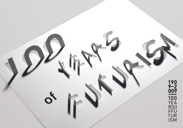 100 years of futurism posters on Behance #craft