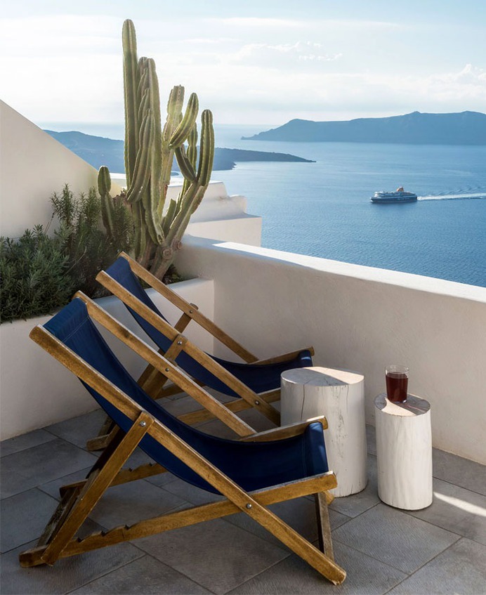 Full Renovation and Redesign of the Porto Fira Suites in Santorini