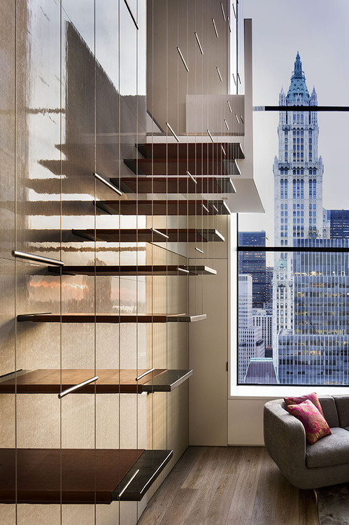 CJWHO ™ (Stunning Penthouse In TriBeca Imagine the...) #staircase #design #interiors #penthouse #york #tribeca #luxury #new
