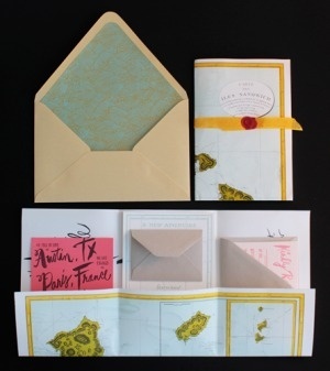 Oh So Beautiful Paper: A Paper Blog – Unique and Custom Wedding Invitation Ideas and Modern Stationery - Part 6 #wedding #print #cards #invites