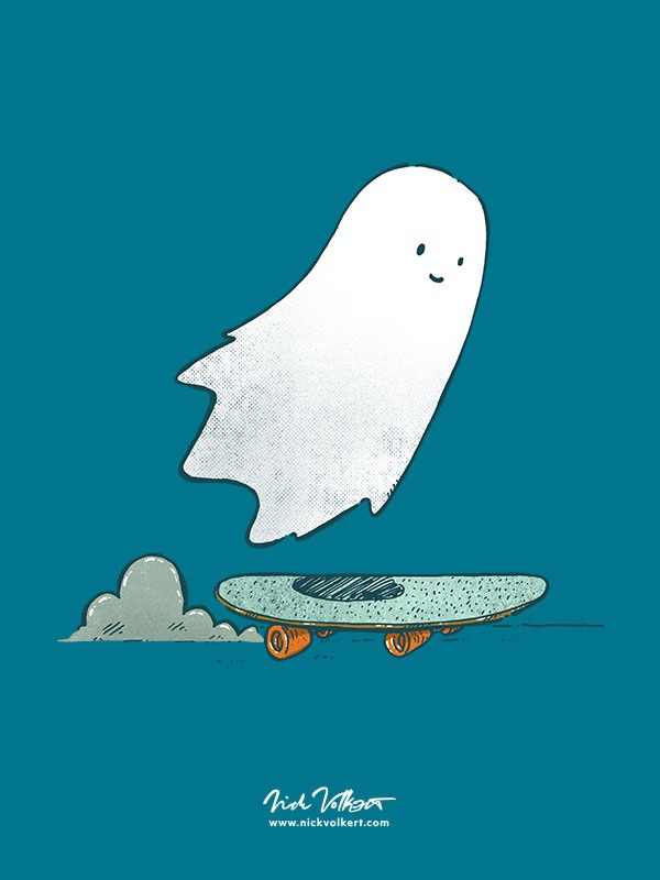 How does a ghost skate, I wonder?