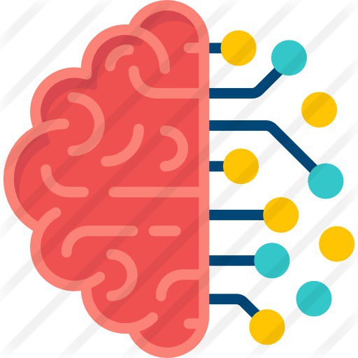 See more icon inspiration related to brain, AI, technology, artificial intelligence, automaton, futuristic, Science fiction, robotics, electronics, education and connection on Flaticon.