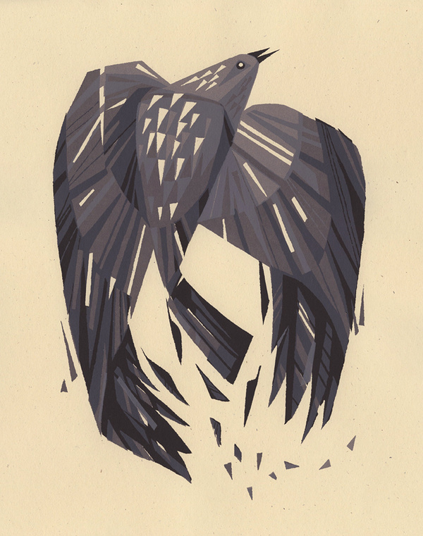 by http://christurnham.tumblr.com/ #illustration #bird