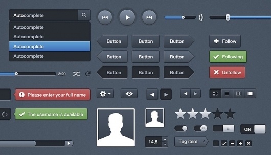 Moonify UI | Design Kindle #moonify #buttons