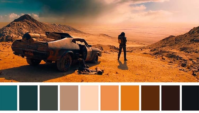 Tweeter Posts Color Palettes from Popular Movie Scenes