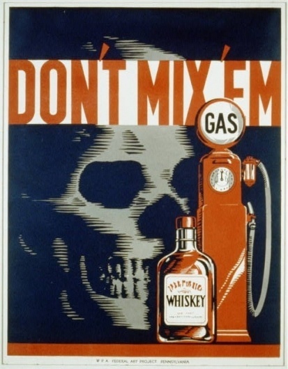 Anti-drunk driving PSA from 1930s - Boing Boing #advertisement #vintage