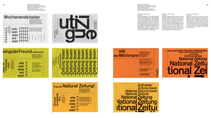 Neue Grafik/New Graphic Design/Graphisme actuel 1958–1965 | Lars Müller reprint via www.typetoken.net