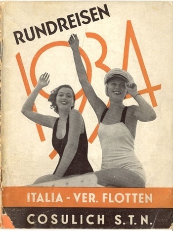 Travel brochure #italy #vintage #poster