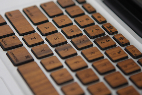 Wood Keys For Macbook & Apple Keyboard #wood #macbook #gadget #keys