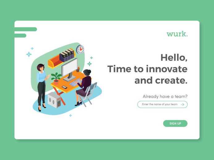 Wurk. Log In by Shakira Yanti