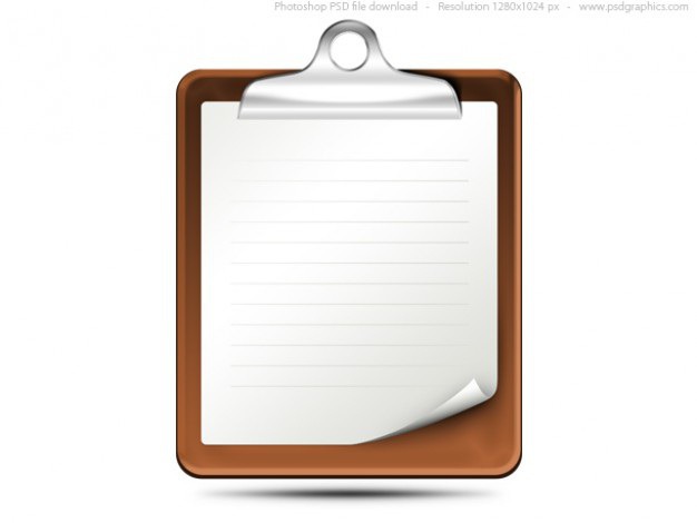 Clipboard icon Free Psd. See more inspiration related to Icon, Template, Office, Psd, Clipboard, Office icon, Blank and Horizontal on Freepik.