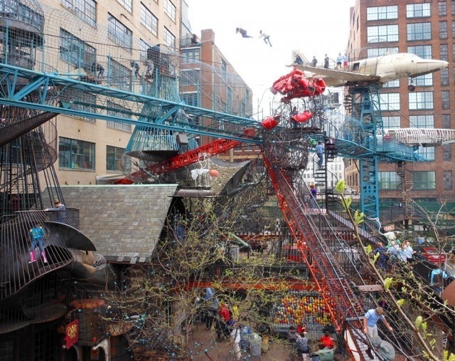 A Shoe Factory Transformed Into an Urban Playground