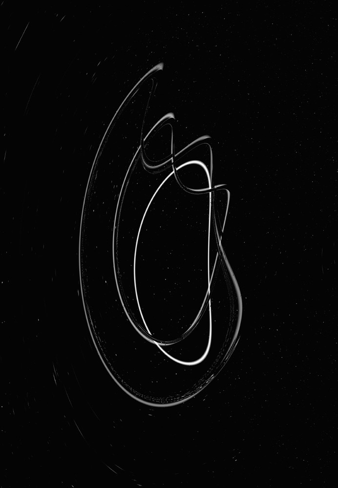Space Knots II by // Generative illustration created in code. // Prints available // #generative #coding #abstract #texture #digital #art
