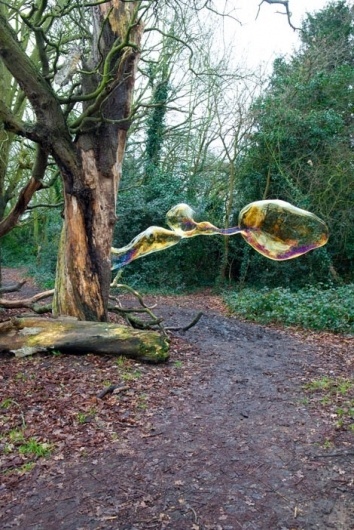 plusyes — projects #bubble #wood #forrest #alien