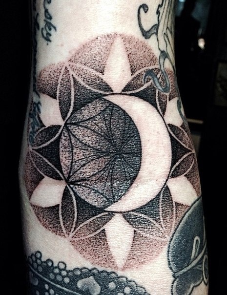 Source: 1337tattoos #tattoo #moon
