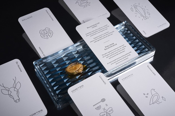 Costes Restaurant Anniversary game - Mindsparkle Mag The very first Hungarian Michelin-starred restaurant, Costes is celebrating its 10th anniversary this year. For this occasion they decided to introduce a game through the ordering process to compose an interactive gastronomical experience. #packaging #identity #branding #design #color #photography #graphic #design #gallery #blog #project #mindsparkle #mag #beautiful #portfolio #designer