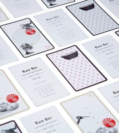 Bao Bei Chinese Brasserie : Lovely Stationery . Curating the very best of stationery design #print #cards #business