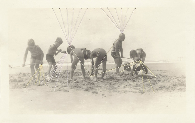 Threading - sallie harrison #thread #pattern #photo #geometric #vintage #pic