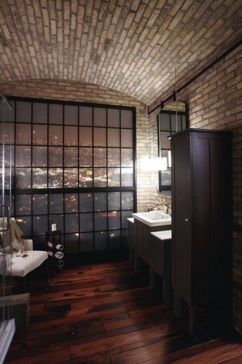 CJWHO ™ #design #interiors #bathroom #wood #penthouse #architecture #luxury