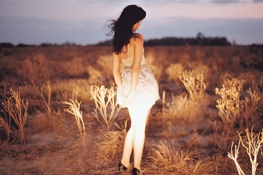 Girl in Field #model #photography #fashion #lichtenstein #tamara