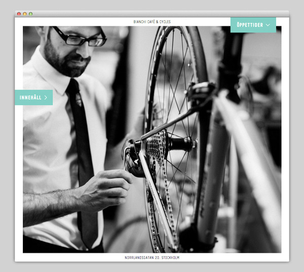 Bianchi Café & Cycles #website #layout #design #web