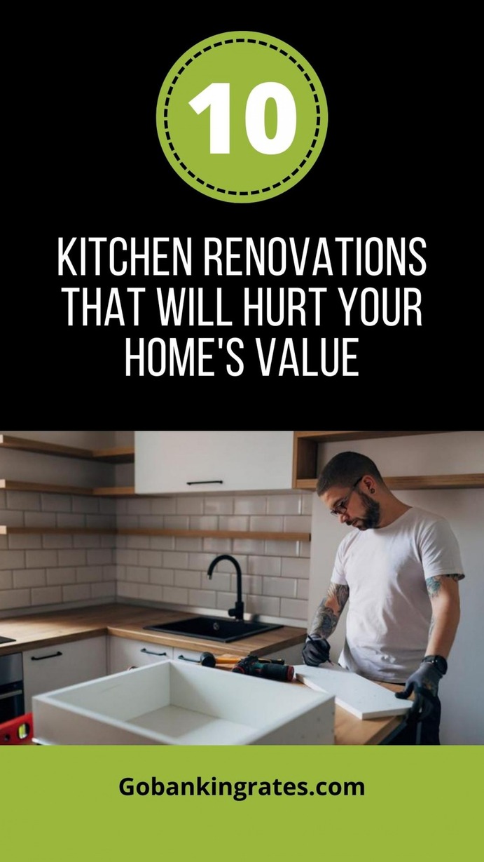 Kitchen Renovations That Bring Down House Value Infographic