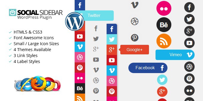Social Sidebar WordPress Plugin