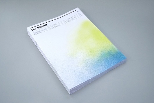FPO: The Idealist Magazine #ink #spray #publication
