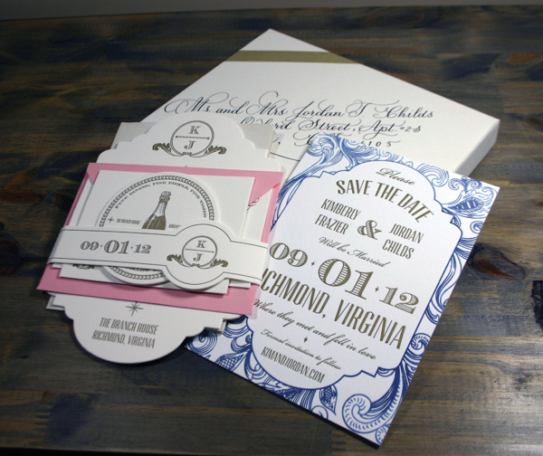 Wedding Suite on Behance #letterpress