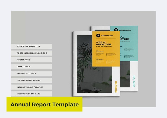 Annual Report Template by World Print