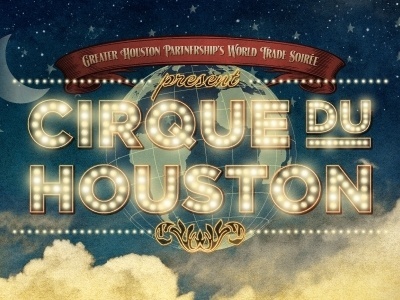 Dribbble - Cirque Du Houston by Danny Zevallos #creole #lights #vintage #circus